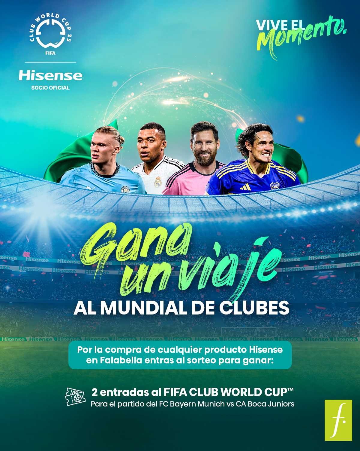 Gana un viaje al Mundial de Clubes 2025 con Hisense y Falabella